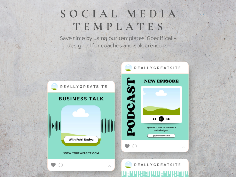 Editable Real Estate Social Media Canva Templates – 60 Designs with PLR