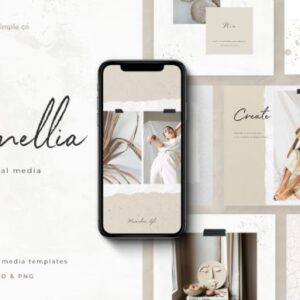 Social Media Pack – Editable Canva Templates with PLR Rights