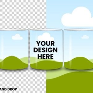 Coffee Mug Canva Mockup Template with PLR – Editable Drag & Drop Design for Professionals