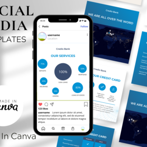 Finance Canva Templates Bundle – Editable Templates with PLR Rights