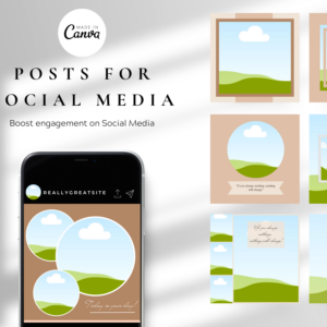Branding Instagram Post Templates – Editable Canva Templates with PLR