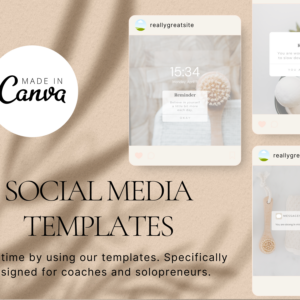 Instagram Notifications Templates – Editable Canva Templates with PLR