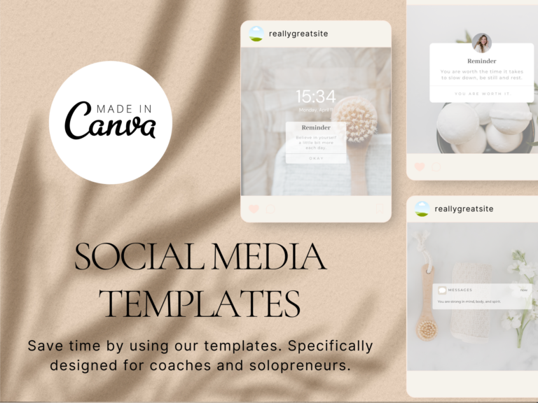 Instagram Notifications Templates – Editable Canva Templates with PLR
