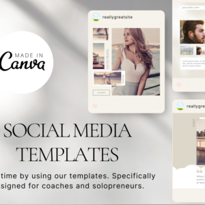 Instagram Post Templates Travel – Editable Canva Templates with PLR