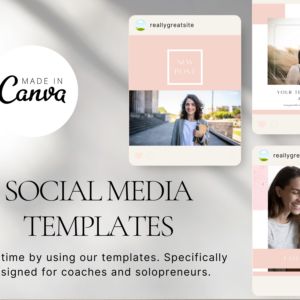 Pink Canva Instagram Templates – Stylish and Creative Designs with PLR