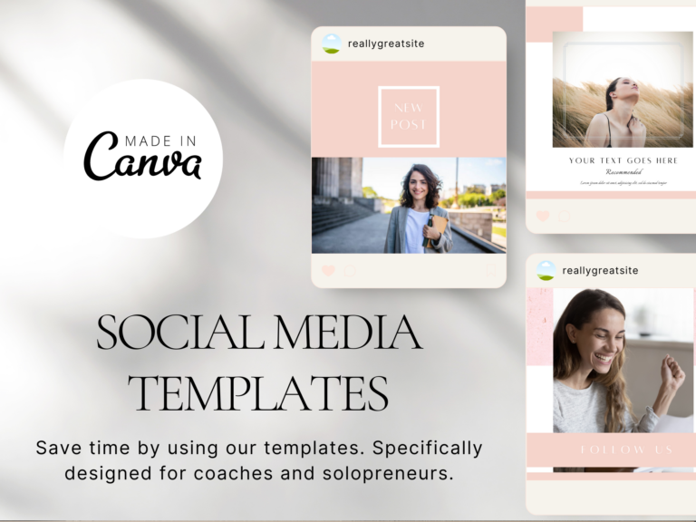 Pink Canva Instagram Templates – Stylish and Creative Designs with PLR