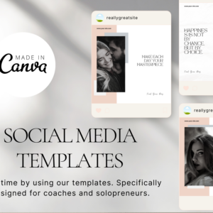 Branding Instagram Templates for Canva – Modern and Stylish Designs with PLR