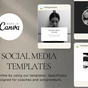 Instagram Aesthetic Canva Templates Pack – Editable Modern Designs with PLR