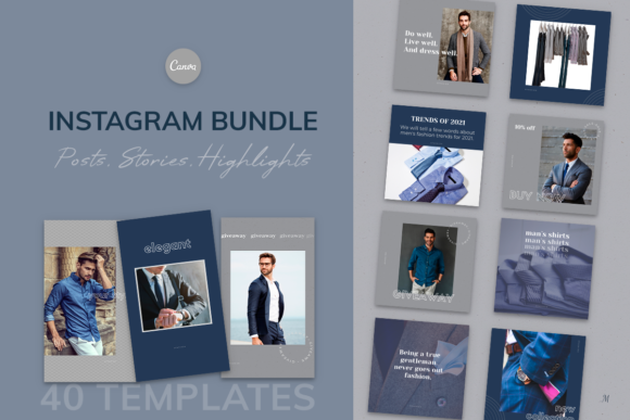 Elegant Canva Instagram Templates – Editable Social Media Templates with PLR Rights