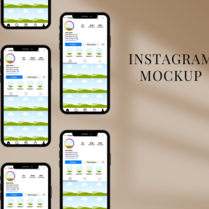 Editable Instagram Mockup Canva Templates Bundle – Professional Designs with PLR