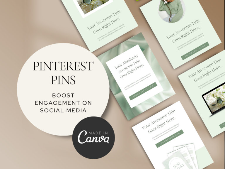Pinterest Pins Canva Templates – Editable Designs for Engagement and Traffic
