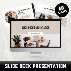 Slide Deck Presentation – 60 Editable Canva Templates with PLR Rights