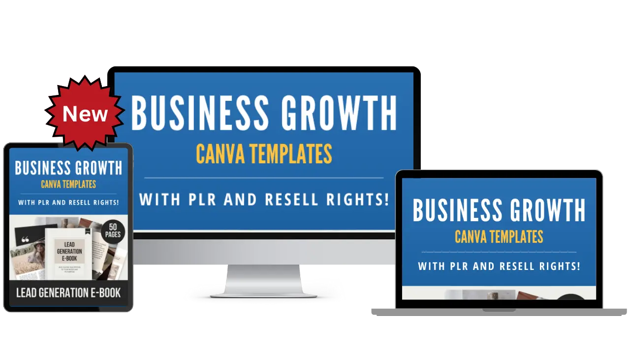 business growth canva templates