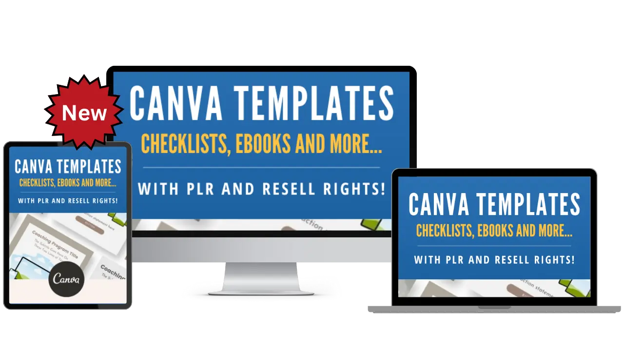 canva templates plr
