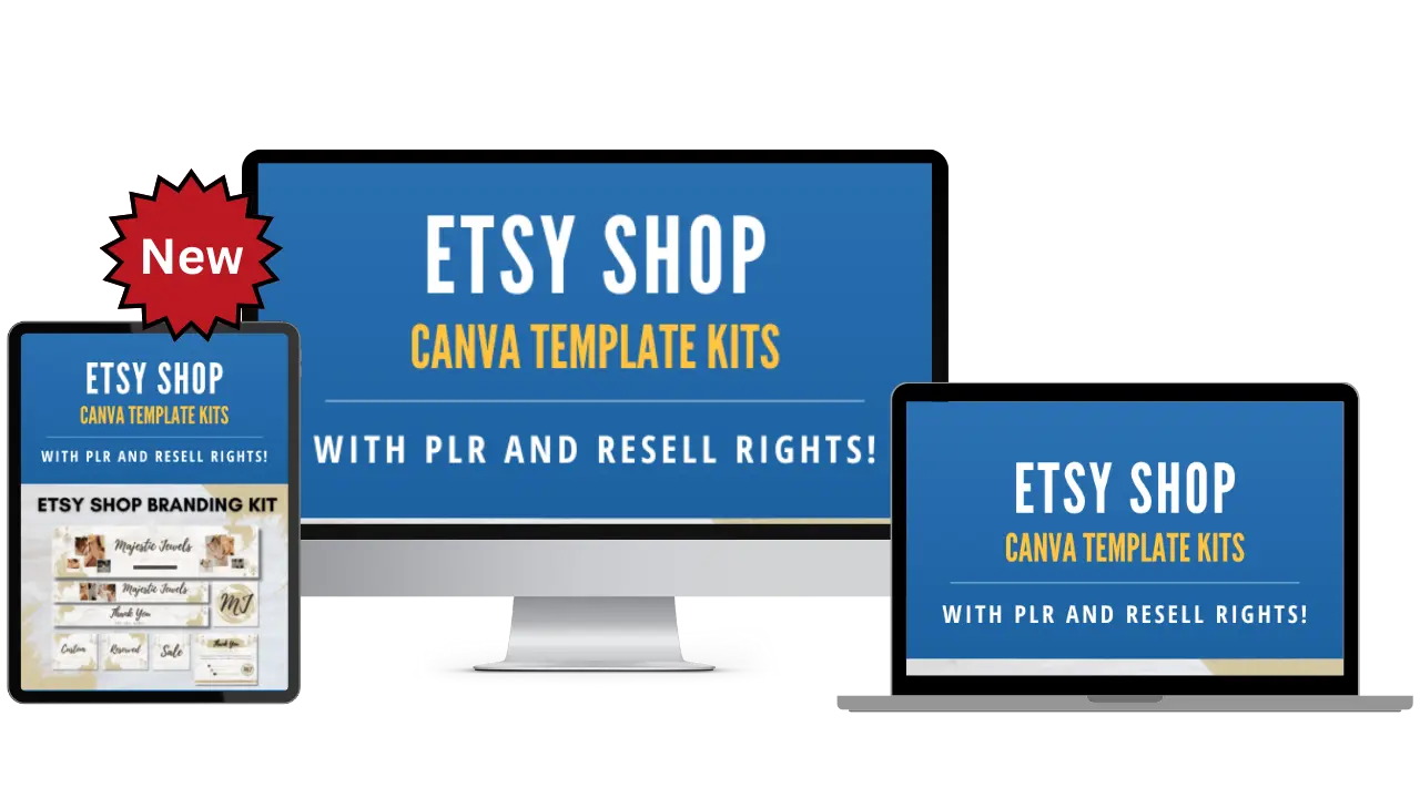 etsy shop canva template kits