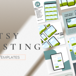 Etsy Device Listing Canva Templates with PLR – Editable Mockups for Digital and Printable Products