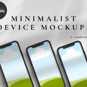 Minimalist Device Mockups Canva Templates – Editable Designs with PLR