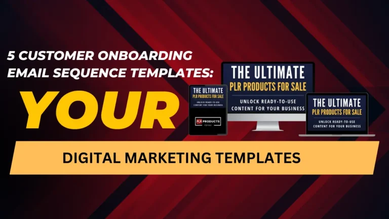 Customer Onboarding Email Sequence Templates