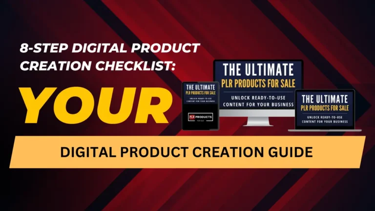 Digital Product Creation Checklist