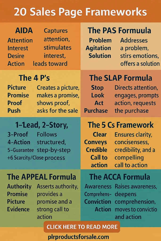 Sales Page Frameworks
