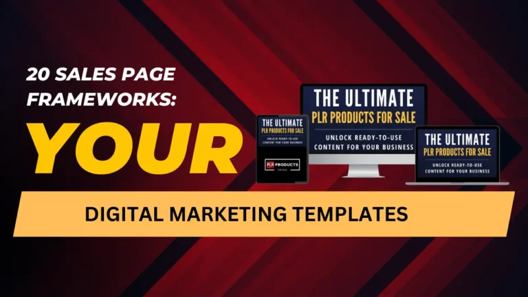 Sales Page Frameworks