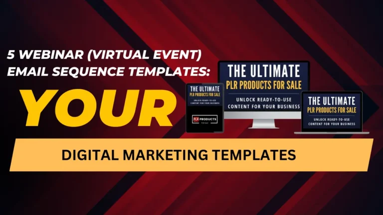 Webinar (Virtual Event) Email Sequence Templates