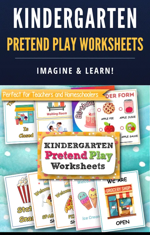 Benefits of Using Pretend Play Worksheets for Kindergarten