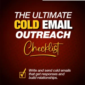 Free Cold Email Outreach Checklist