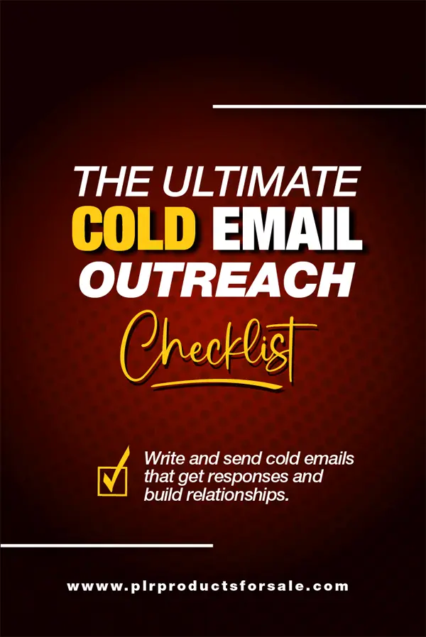 Free Cold Email Outreach Checklist