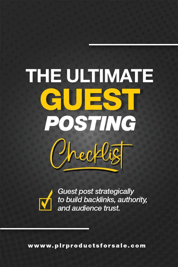 Free Guest Posting Checklist