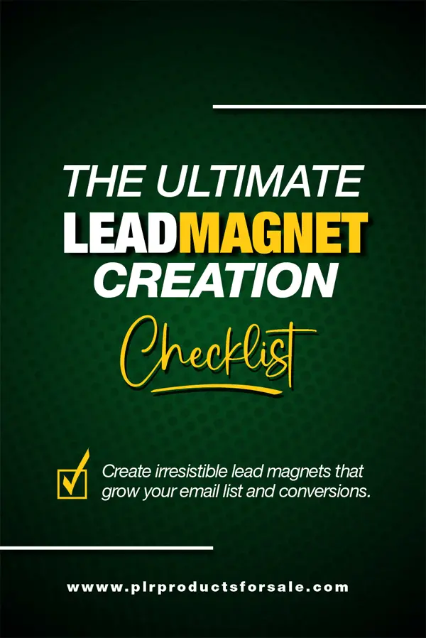 Free Lead Magnet Creation Checklist