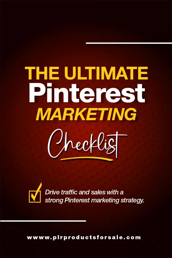 Free Pinterest Marketing Checklist