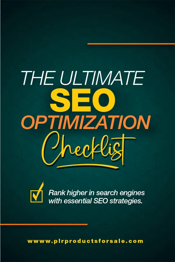 Free SEO Optimization Checklist