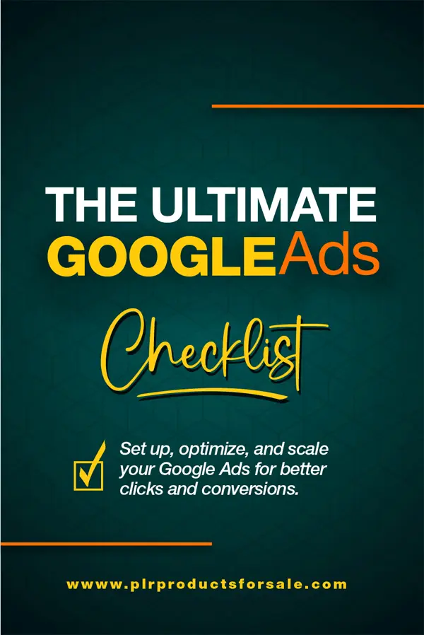 Google Ads Checklist