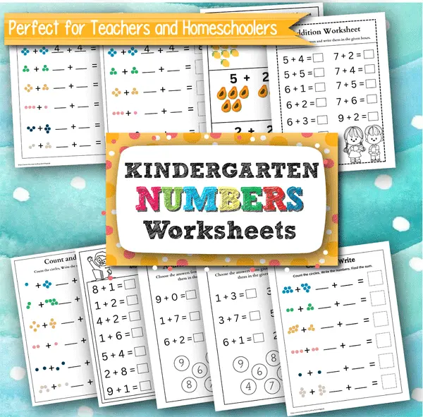 How to Use Kindergarten Numbers Worksheets Effectively