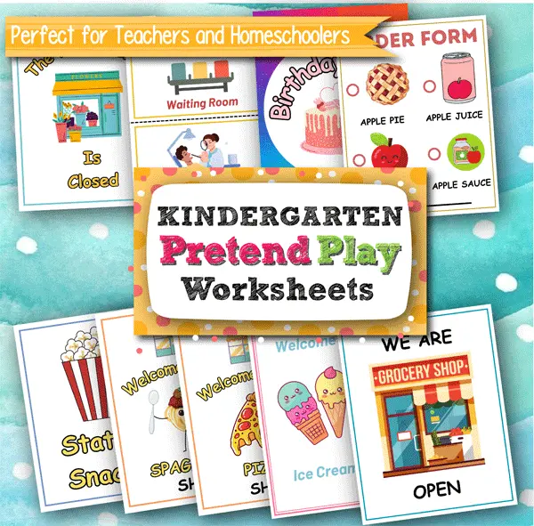 How to Use Kindergarten Pretend Play Worksheets Effectively