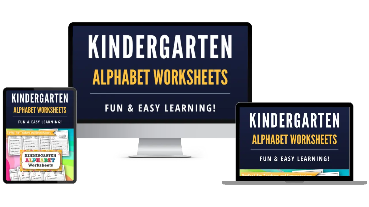 Kindergarten Alphabet Worksheets