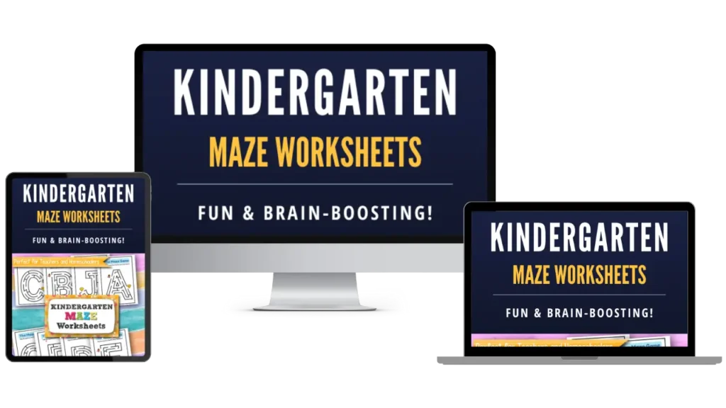 Kindergarten Maze Worksheets