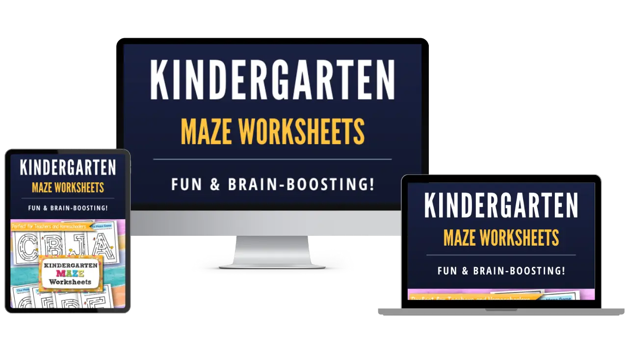 Kindergarten Maze Worksheets