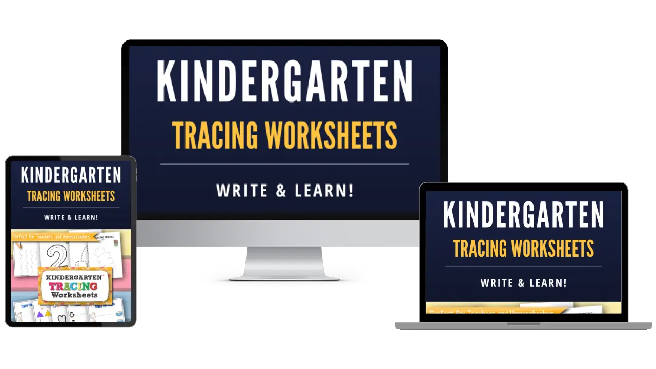 Kindergarten Tracing Worksheets
