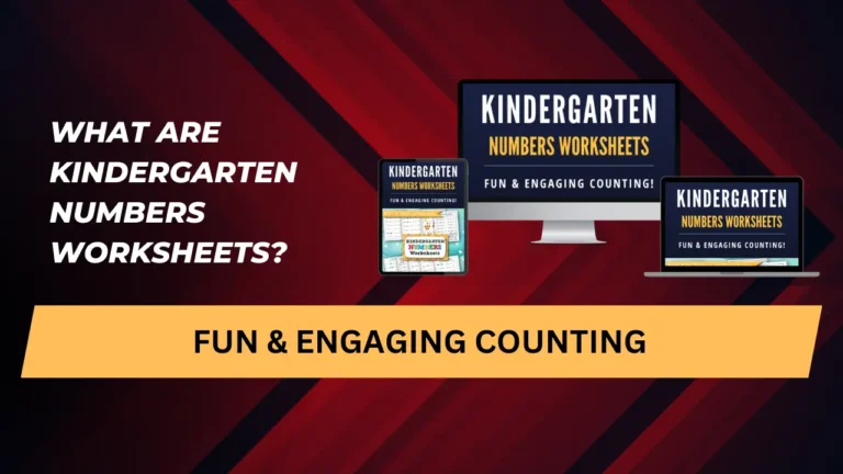 What are Kindergarten Numbers Worksheets