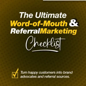 Free Word-of-Mouth & Referral Marketing Checklist