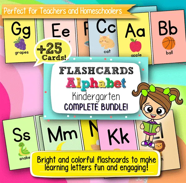 Alphabet Flashcards for Kindergarten – 25+ Printable Cards for Early Learning and Phonics