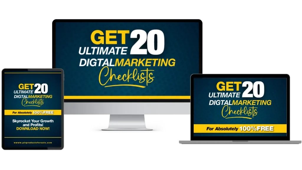 best digital marketing checklists pdf