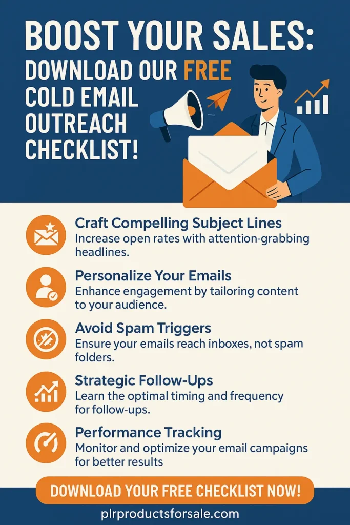 email outreach checklist free