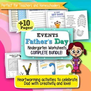 Father’s Day Kindergarten Worksheets – 10+ Printable Pages for Fun and Learning