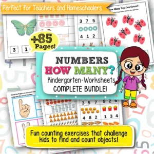 How Many Kindergarten Numbers Worksheets – 85+ Printable Pages for Early Math Learning and Counting Skills