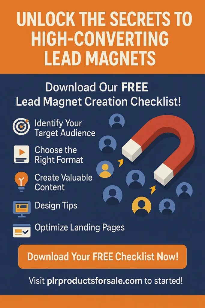 lead magnet creation checklist free