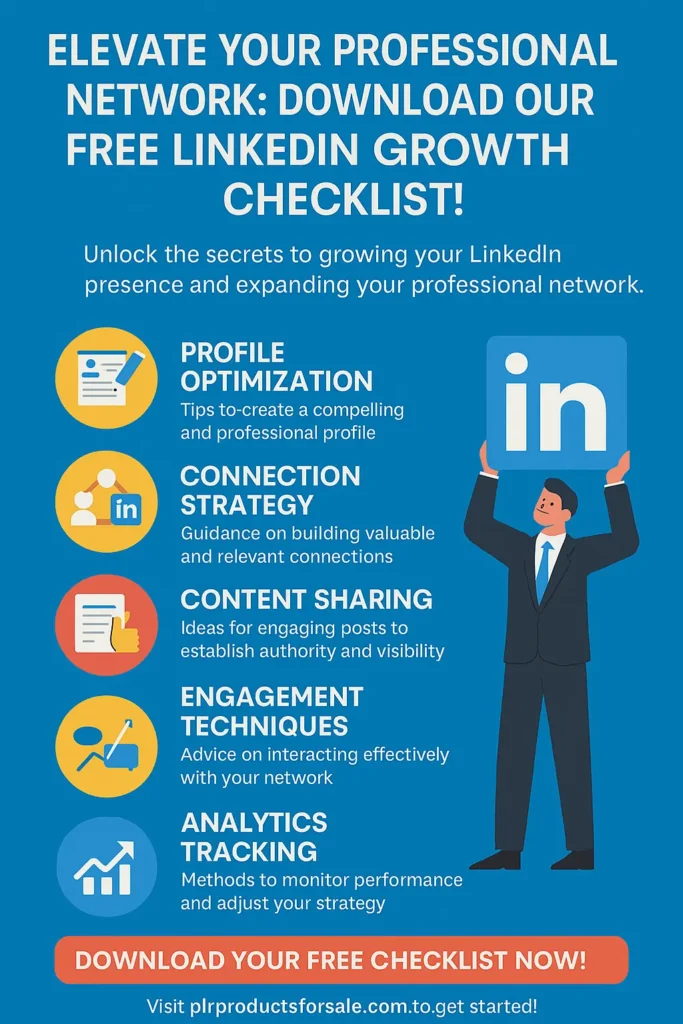 linkedIn growth checklist free