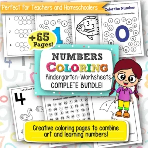 Numbers Coloring Worksheets for Kindergarten – 65+ Printable Pages for Early Math Learning and Creativity